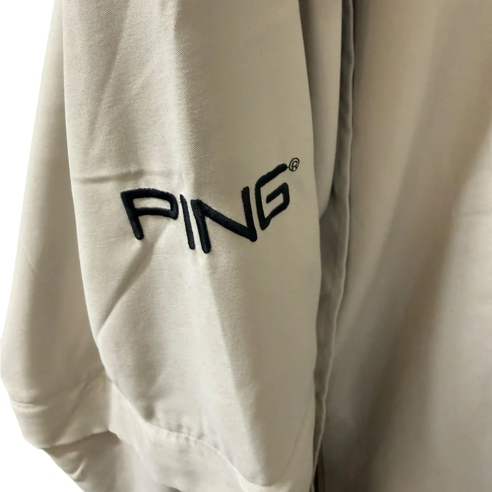 Ping Collection 1/4 Zip Light Weight Golf Jacket Size XL Removable Sleeves